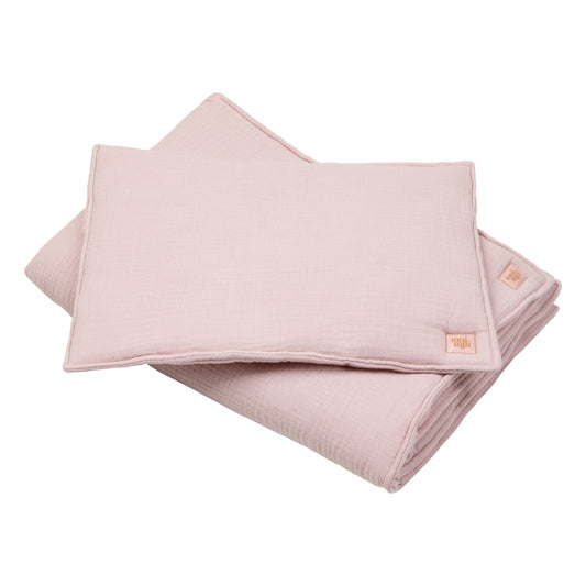 Muslin "Baby Pink" Child Cover Set by Moi Mili