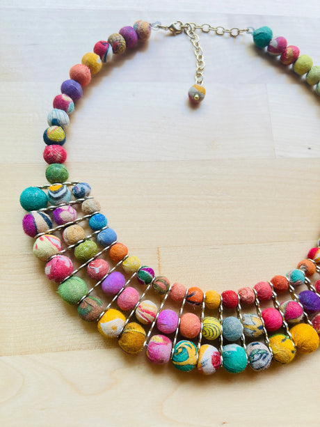 Necklace | Artisan Kantha Jewelry Goddess Sumiye Co
© 2025 Sumiye Co. All Rights Reserved.
Unauthorized use of photographs is prohibited.