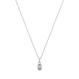 Enigma sterling silver necklace-0