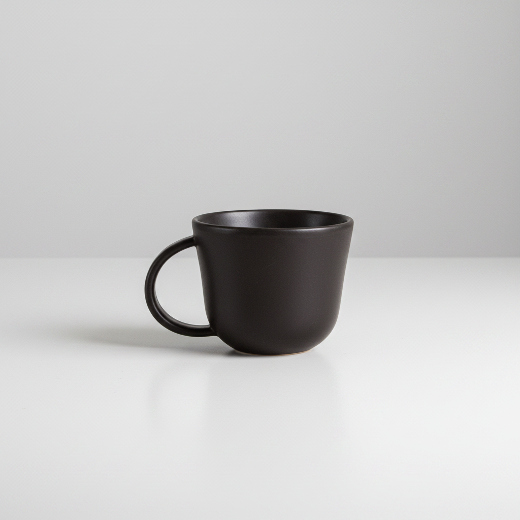S/4 Tunisian Mug - Matte Black - Sumiye Co