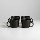 S/4 Tunisian Mug - Matte Black - Sumiye Co
