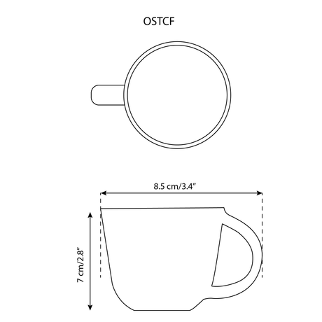 Tunisian Mug (Set of 4) - Sumiye Co