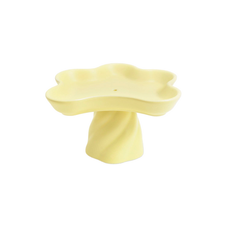 Templo Incense Holder - Yellow Stoneware - Sumiye Co