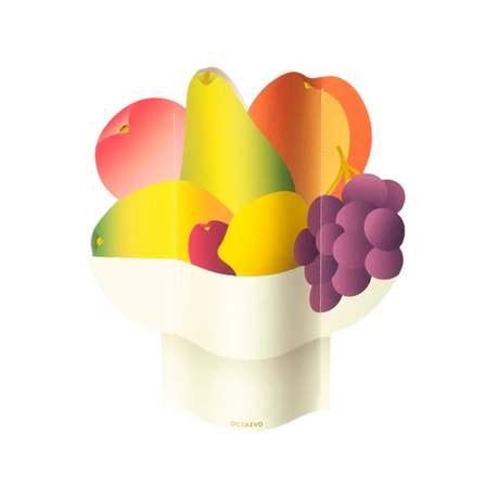 Paper Vase Fruit Bowl by Octaevo - Sumiye Co