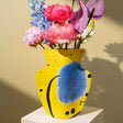 Paper Vase Miró in yellow by OCTAEVO