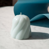 Candle Templo in light blue by OCTAEVO
