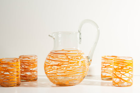 Handblown Glass Pitcher by Verve Culture - Sumiye Co