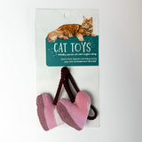 Organic Catnip Double Heart Cat Toy