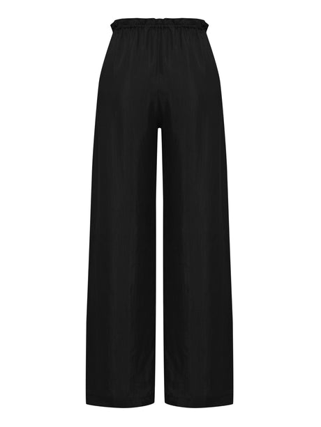 Lucid Flow Tie Pants - Black - Sumiye Co