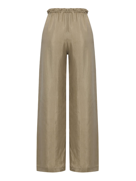 Lucid Flow Tie Pants - Khaki Green - Sumiye Co