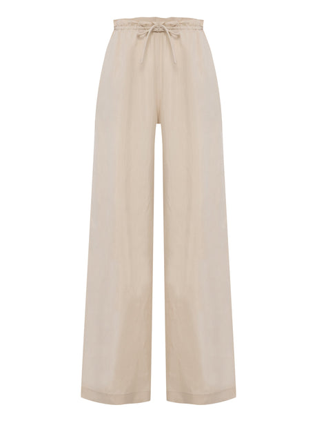 Lucid Flow Tie Pants - Sand - Sumiye Co