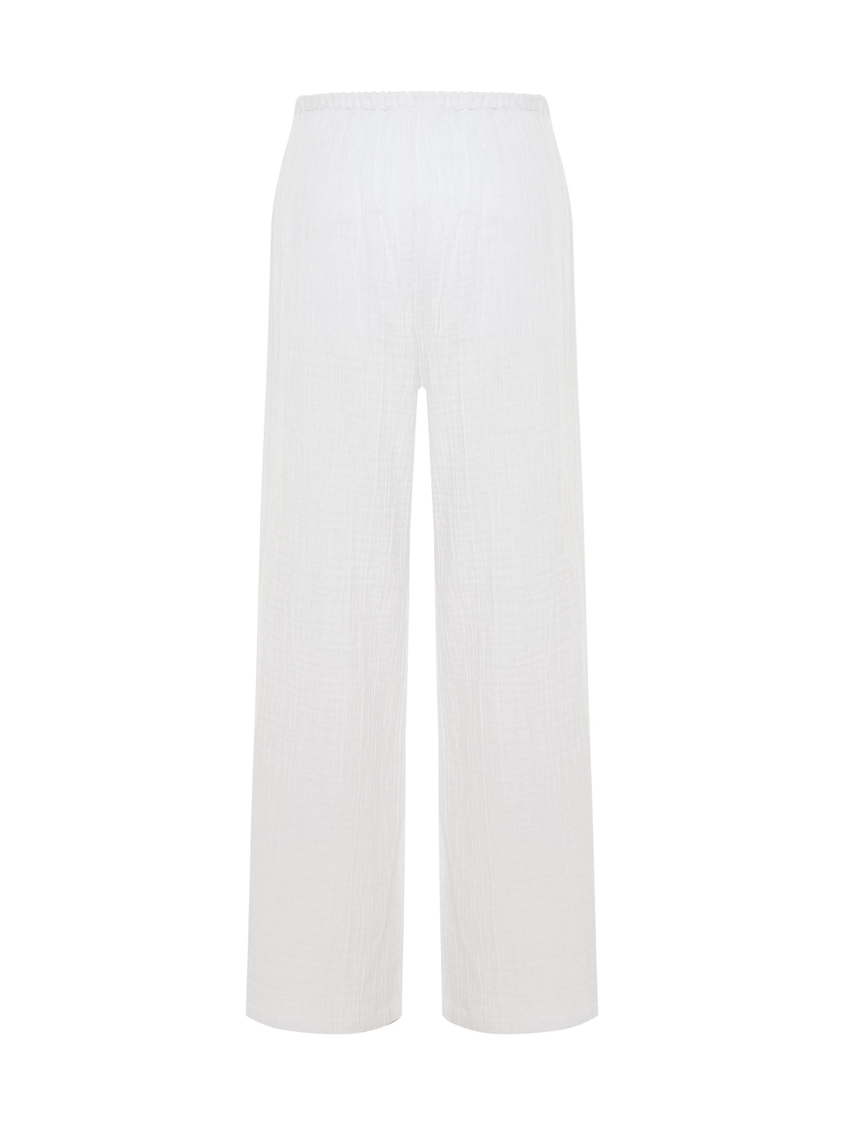 Kaya Drawstring Pants - White - Sumiye Co