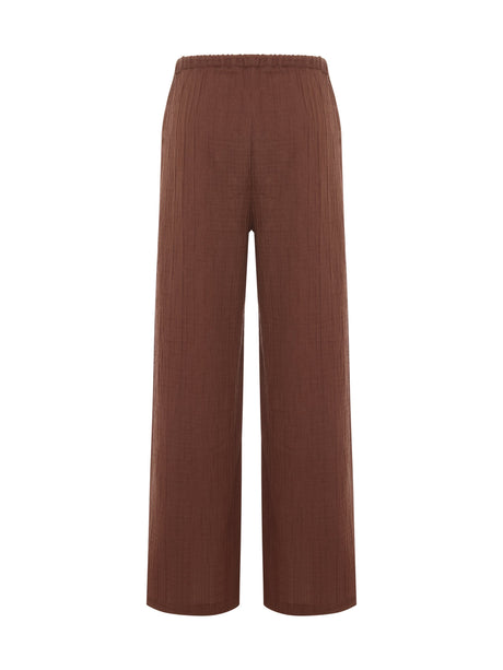 Kaya Drawstring Pants - Terracotta - Sumiye Co