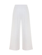 Aura Palazzo Pants - White - Sumiye Co
