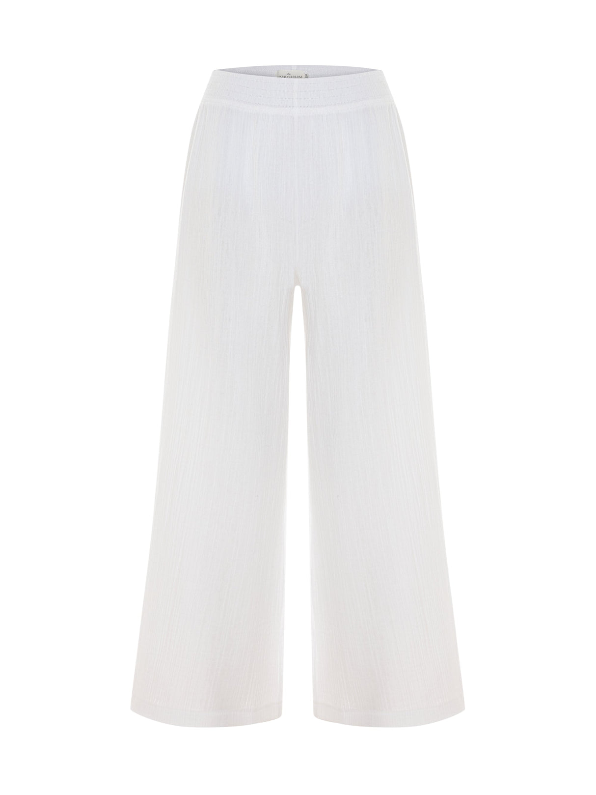 Aura Palazzo Pants - White - Sumiye Co