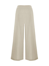Aura Palazzo Pants - Oatmeal - Sumiye Co