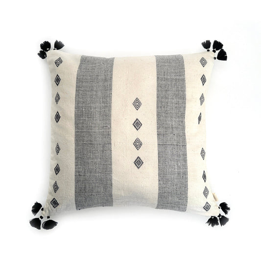 Nimmit Trekant Handwoven Throw Pillow Cover 20" x 20" | India