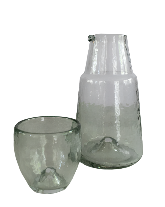 Pebbled Bedside Carafe Set