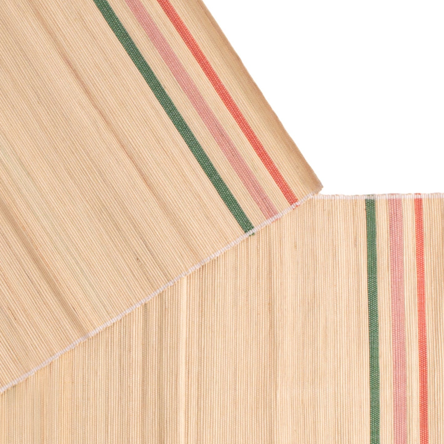 Seratonia Placemats - 18" Bright Stripes, Set of 2 | Home Decor