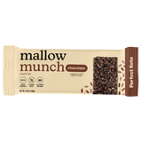 Mallow Munch chocolate snack bar packaging on a white background