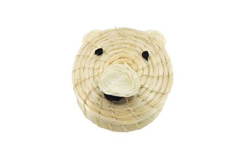 Kids Polar Bear Tiny Lidded Basket 2" x 2.5" - Sumiye Co