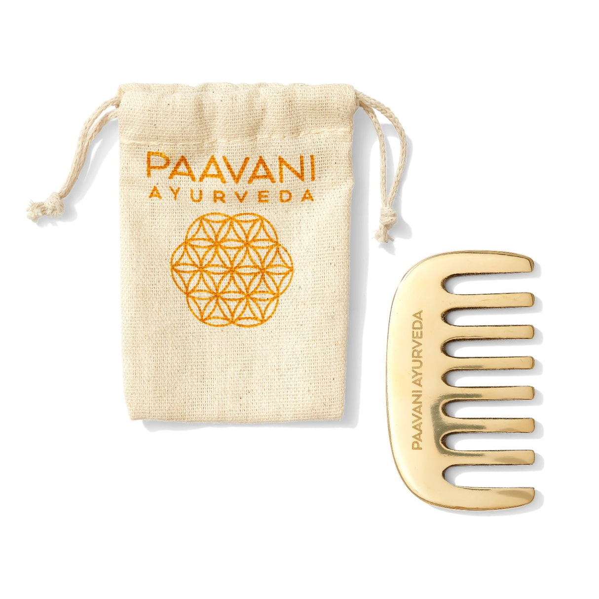 Kansa Comb | Ayurvedic Tool for Hair Growth & Scalp Health-1