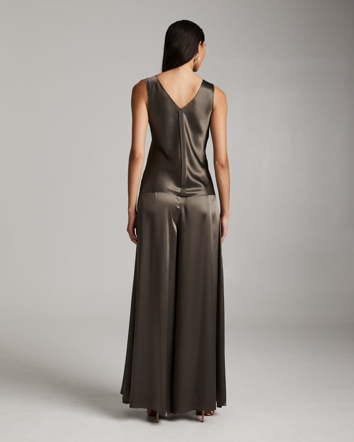 Silk Raw Edge Tank - Sumiye Co
