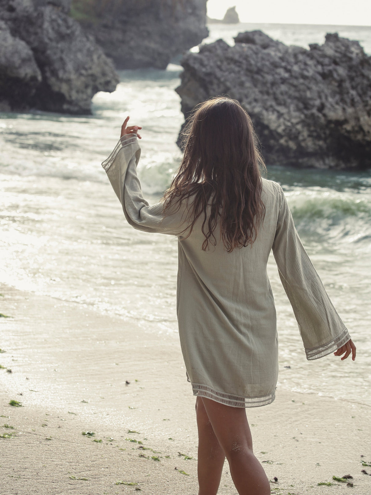 Positano Dress - Khaki Green - Sumiye Co