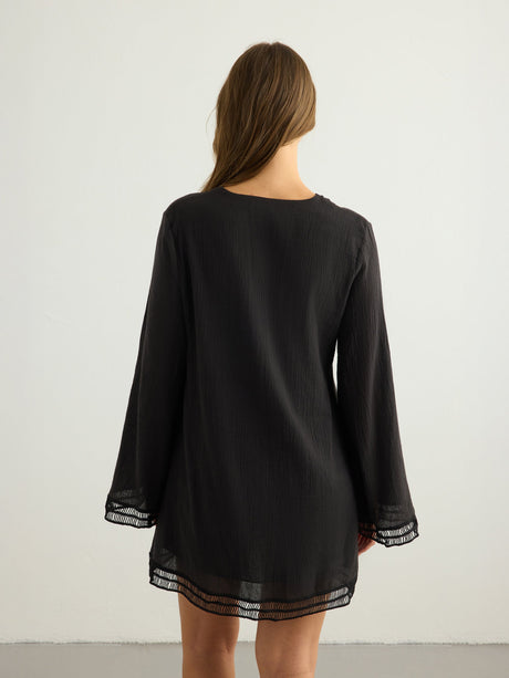 Positano Dress - Black - Sumiye Co
