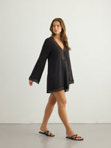 Positano Dress - Black - Sumiye Co