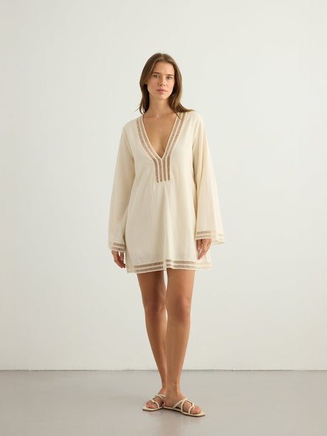 Positano Dress - Natural - Sumiye Co