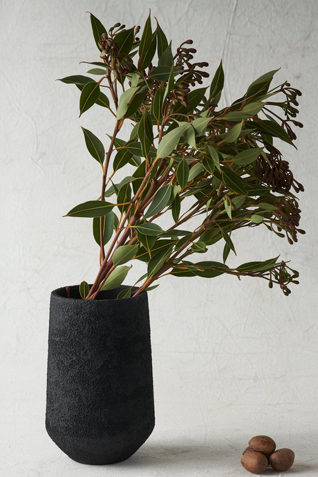 Black Pumice Vase - Sumiye Co