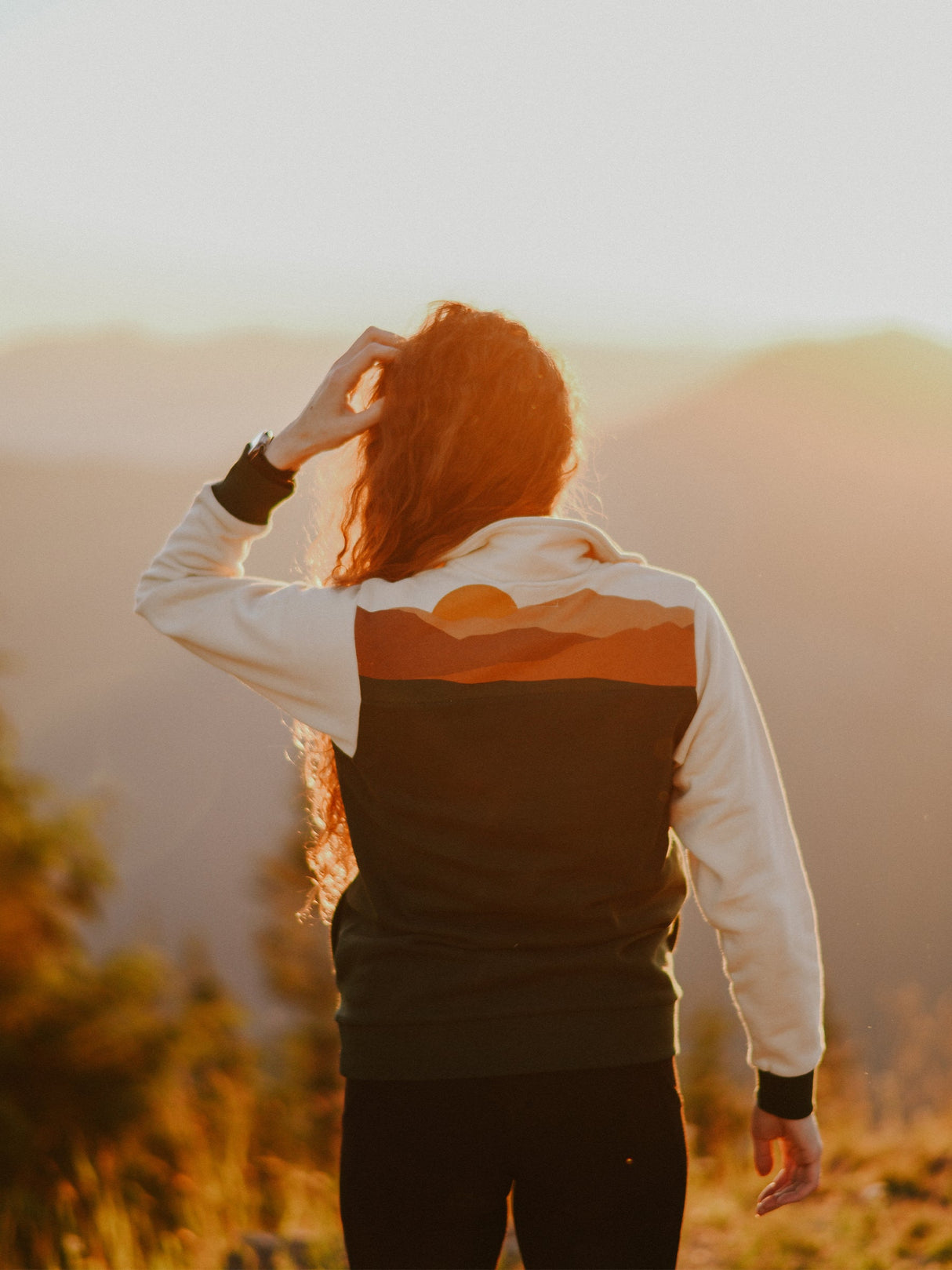 Mountain Sunset Quarter-Zip - Sumiye Co