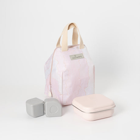 Kids Bento Mealtote & GrowBento Set - Pink Cloud - Sumiye Co