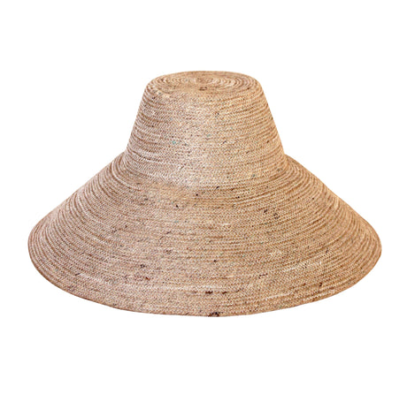 RIRI Jute Handwoven Straw Hat In Natural Beige - Sumiye Co