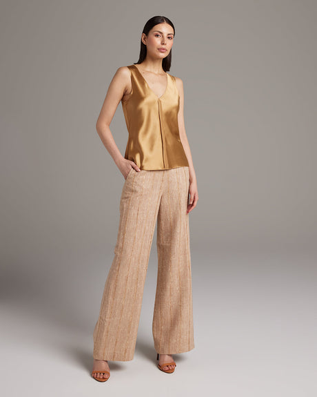 Silk Raw Edge Tank - Sumiye Co