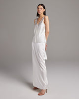 Silk Raw Edge Tank - Sumiye Co