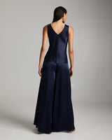 Silk Palazzo Pants - Sumiye Co