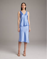 Silk Raw Edge Tank - Sumiye Co