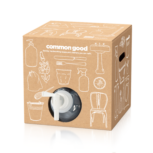 Glass Cleaner Refill Box, 2.5 Gallon by Common Good
