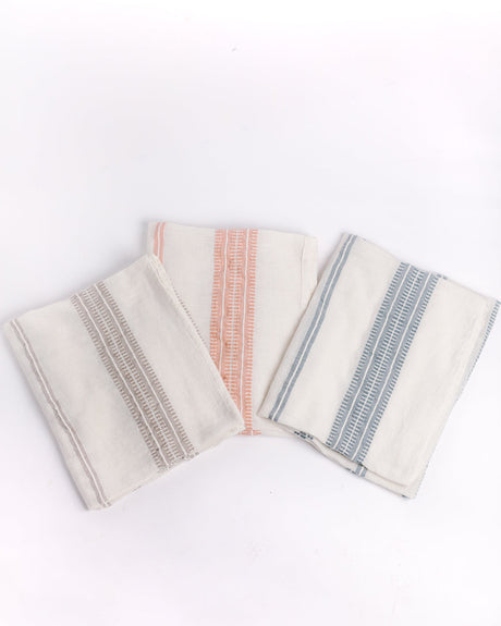 Baby Swaddle Blanket 37" x 37" | Light Blue Hand-Spun Organic Cotton - Sumiye Co