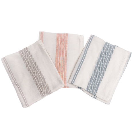 Baby Swaddle Blanket 37" x 37" | Stone Hand-Spun Organic Cotton - Sumiye Co
