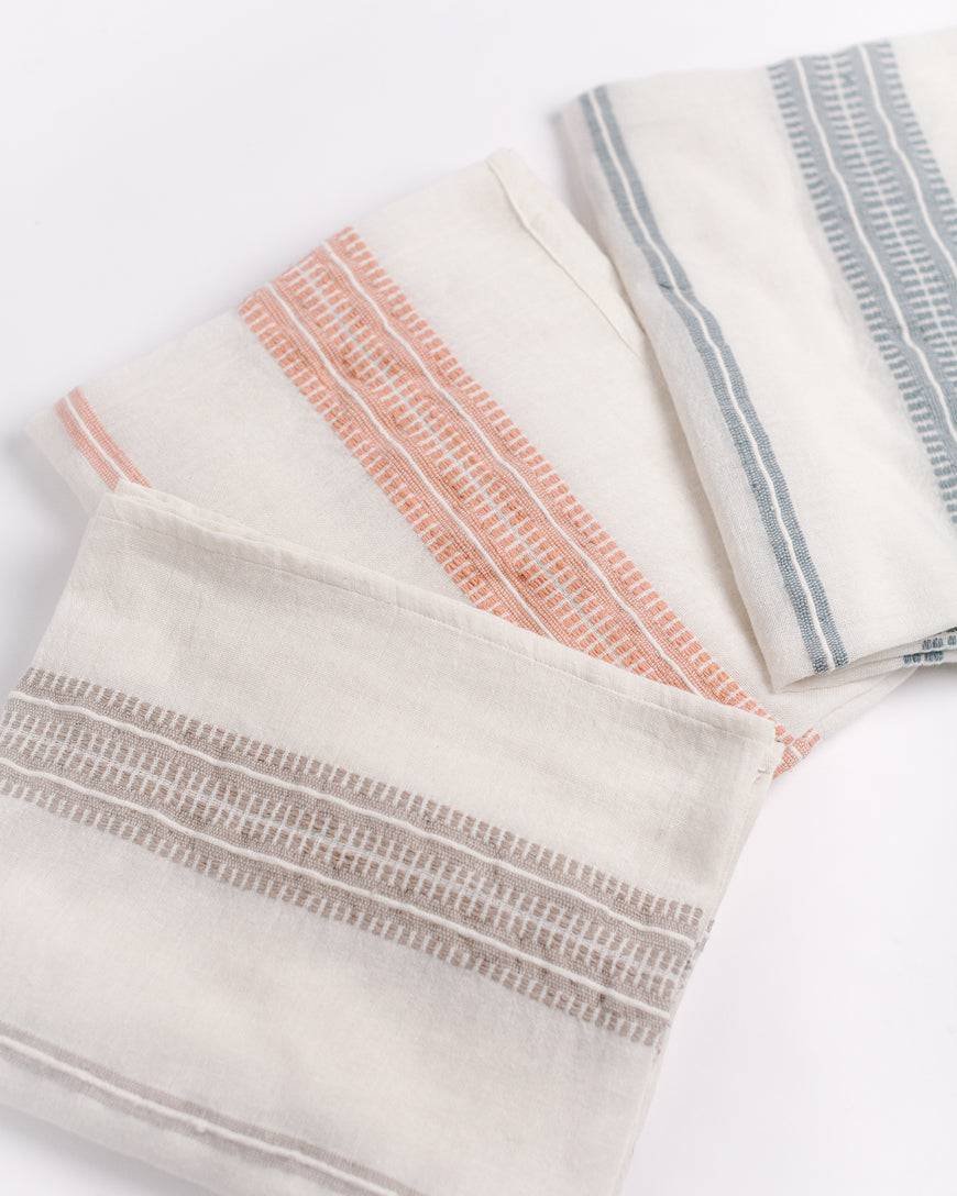 Baby Swaddle Blanket 37" x 37" | Blush Hand-Spun Organic Cotton - Sumiye Co