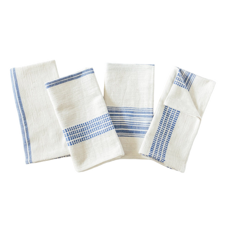 Aden Cloth Napkins Set of 4 | Natural Spun Cotton