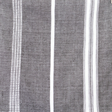 Aden Cloth Napkins Grey / Natural Hand-Spun Cotton- Set of 4 - Sumiye Co