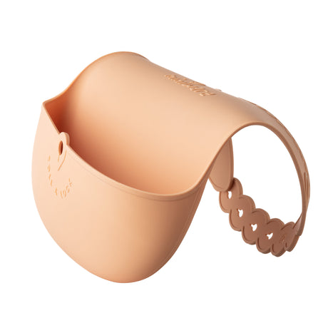 Roll & Lock Silicone Bib 2-pack - Toffee + Dove Grey by Miniware - Sumiye Co