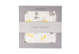Vintage Bicycle Bamboo Muslin Crib Sheet-0
