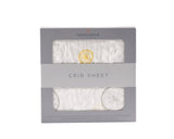 Vintage Wheel Bamboo Muslin Crib Sheet-0