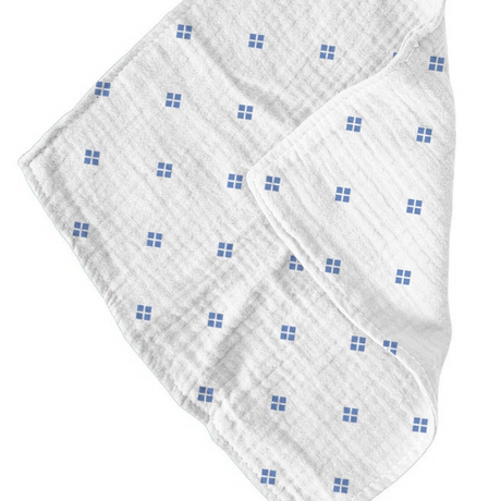 Baby Teether | Periwinkle Diamond Polka Dot - Sumiye Co