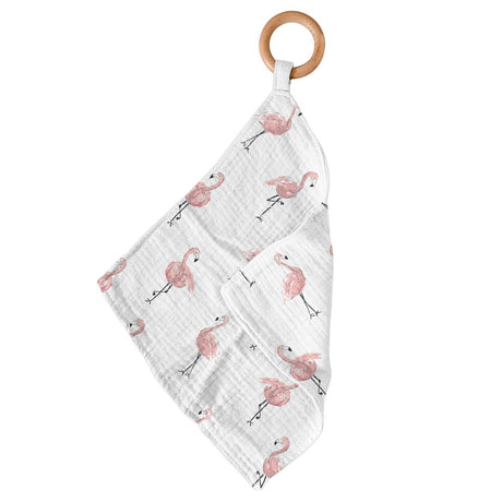 Dancing Flamingo Bamboo Newcastle Teether-0